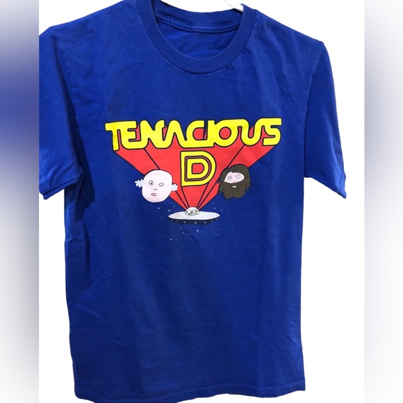 TENACIOUS D Supermen T-shirt Double Sided Post Apocalypto Small - Picture 1 of 7